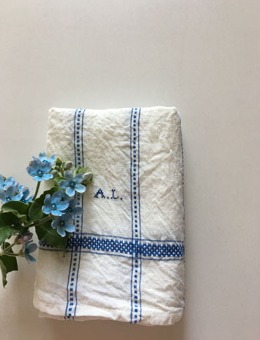linen cloth(blue)